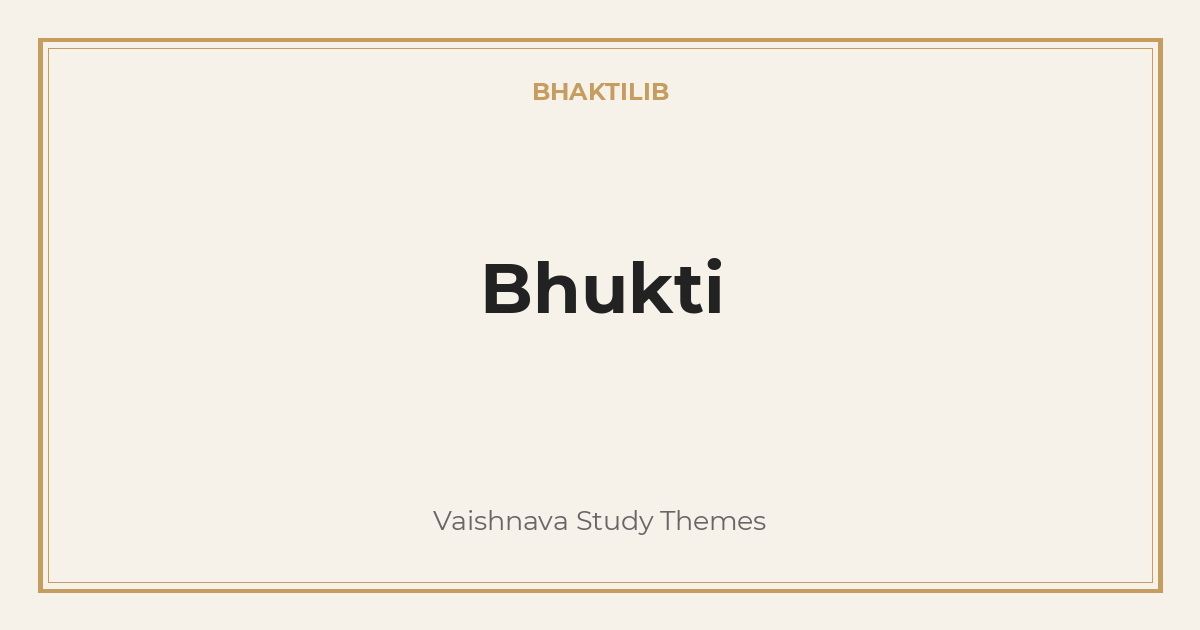 Bhukti