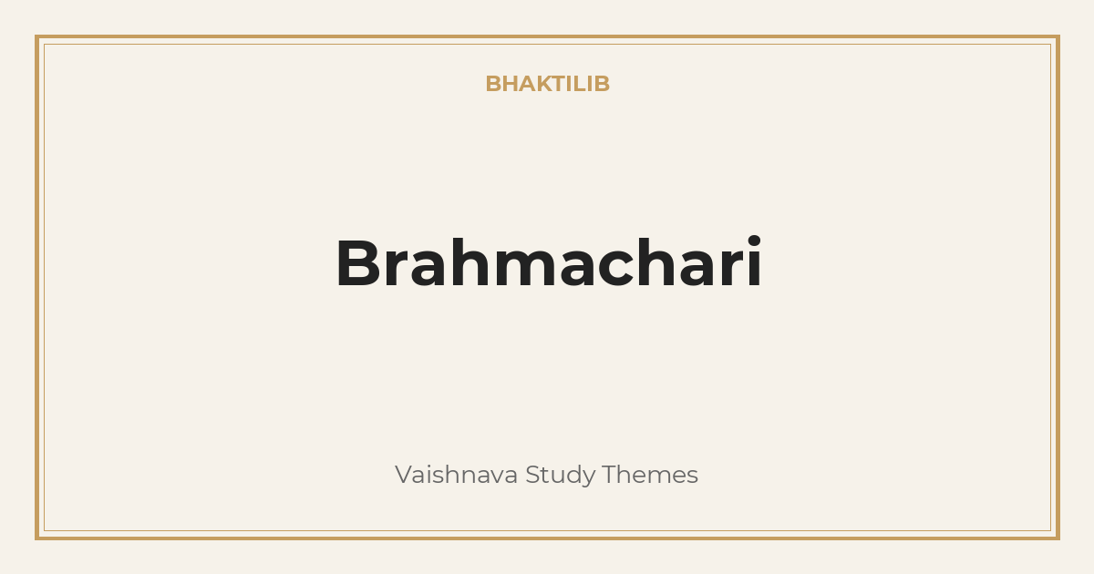 Brahmachari