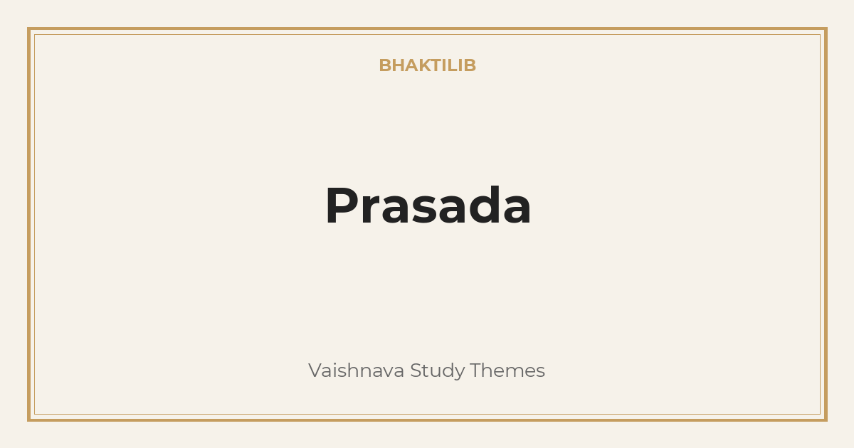 Prasada