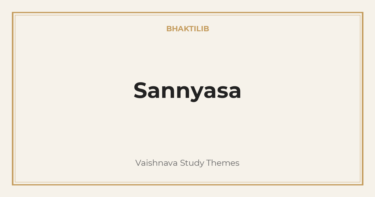 Sannyasa