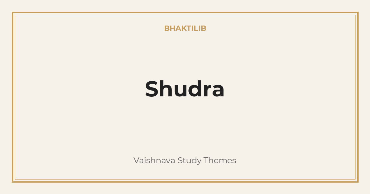 Shudra