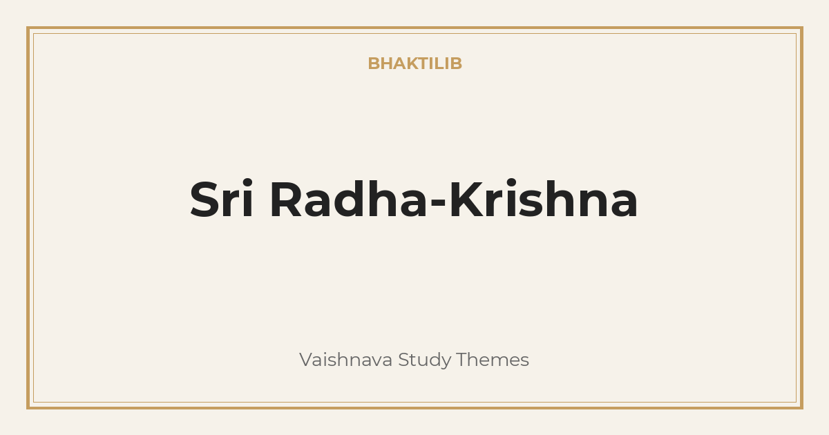 Sri Radha-Krishna