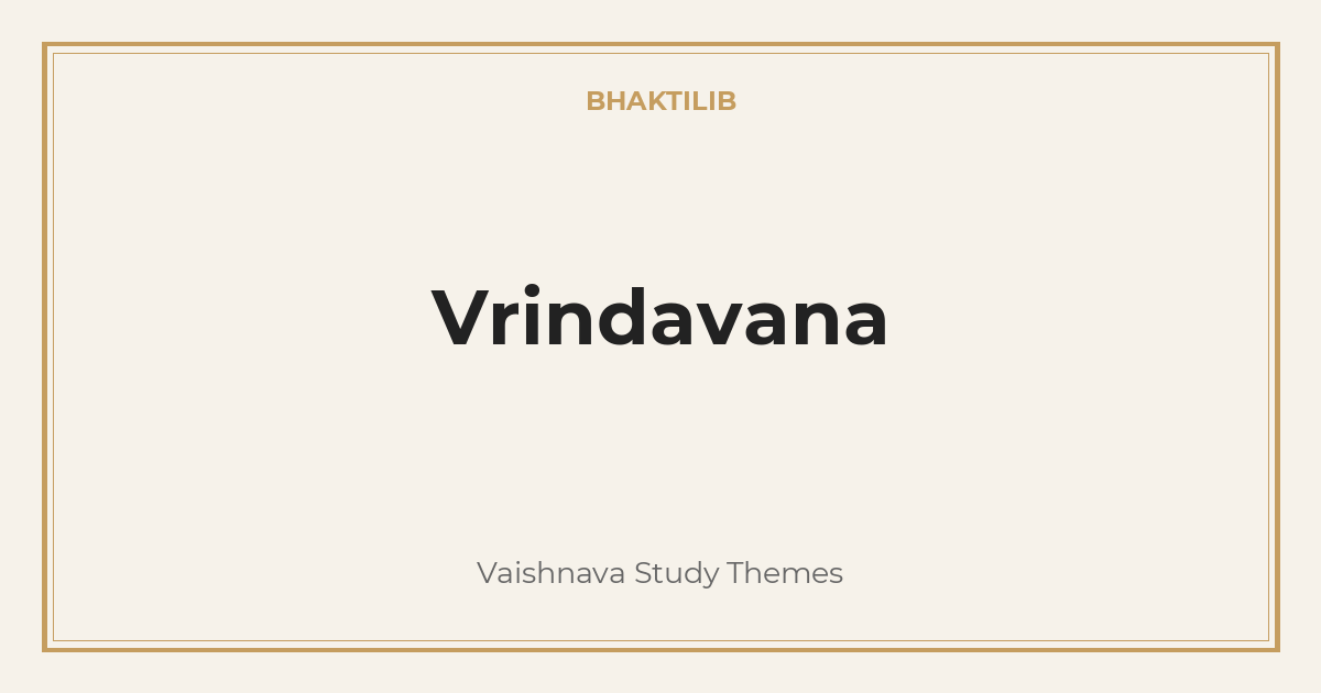 Vrindavana