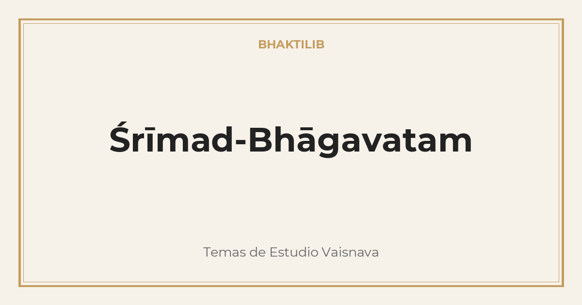 Śrīmad-Bhāgavatam