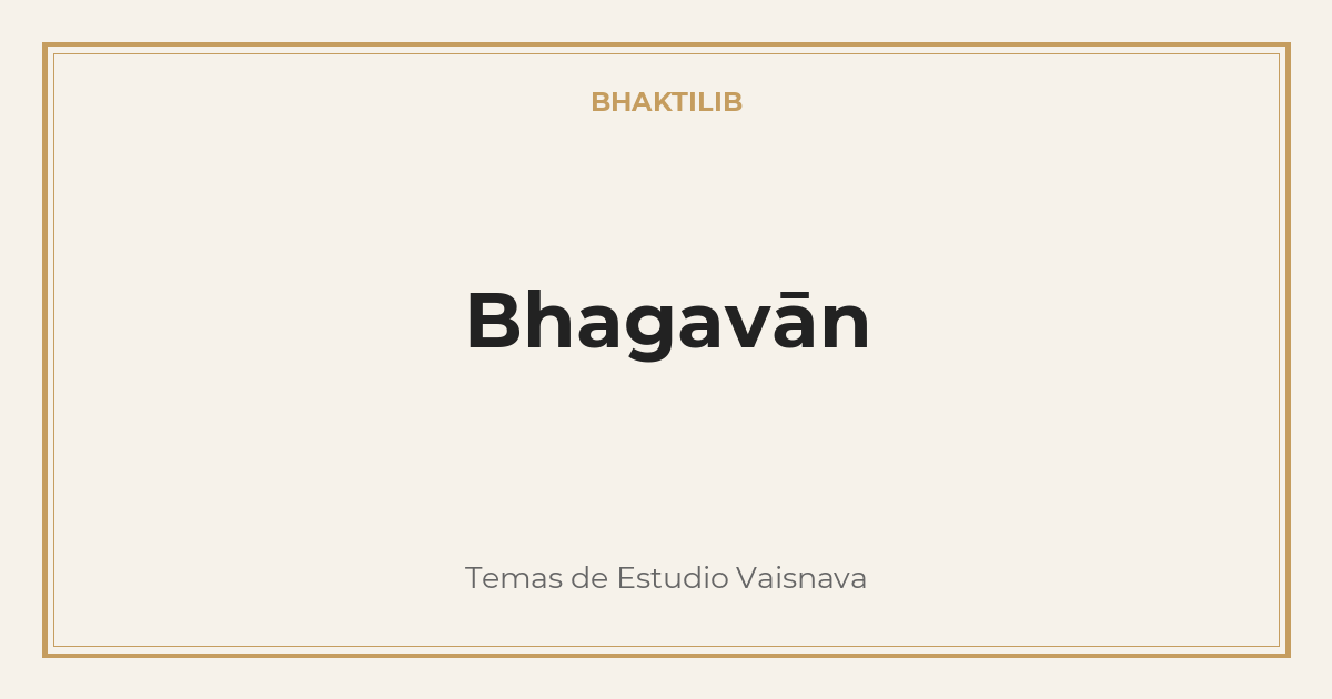 Bhagavān