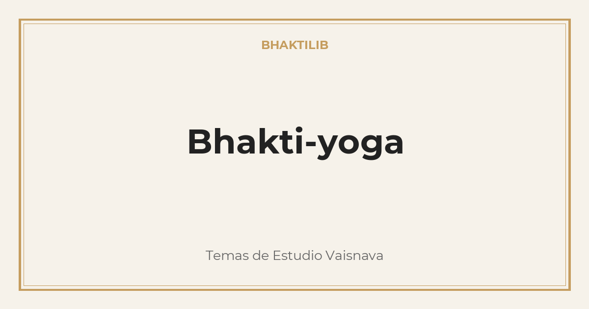 Bhakti-yoga