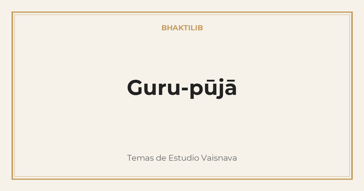 Guru-pūjā