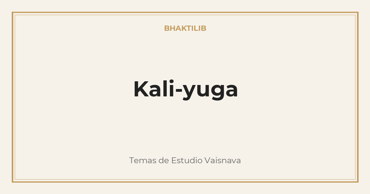 Kali-yuga