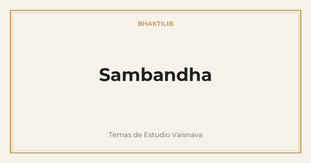 Sambandha