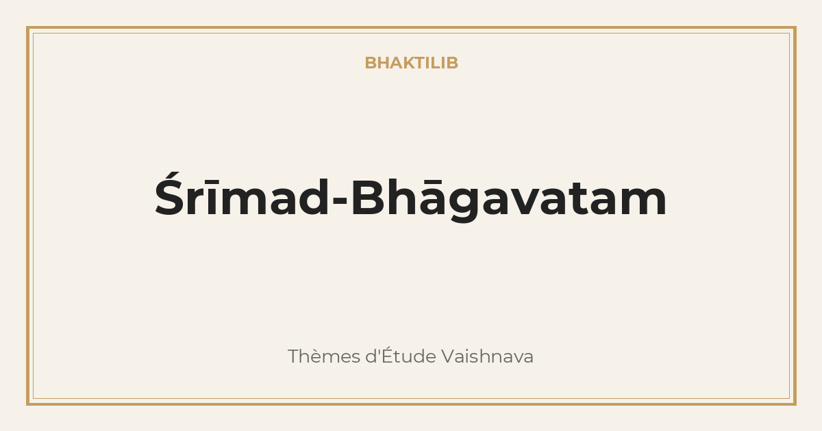 Śrīmad-Bhāgavatam