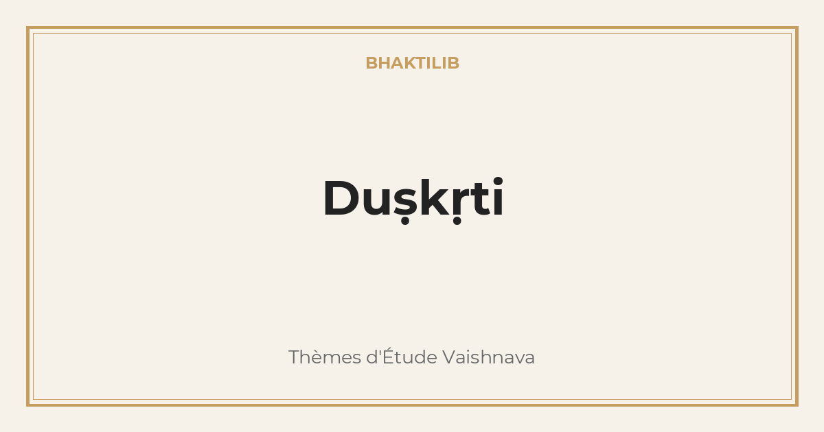 Duṣkṛti